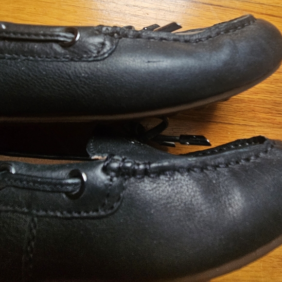 Vionic Black Moccasin-Style Loafers Flats - Picture 6 of 11